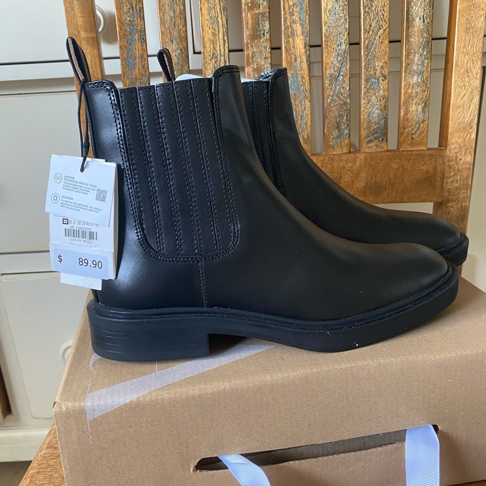 Zara Black Ankle Boots